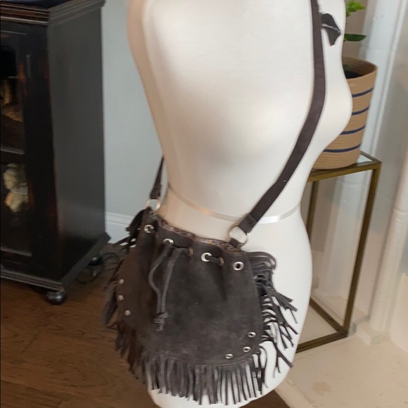 Genuine leather fringe purse - Picture 2 of 11